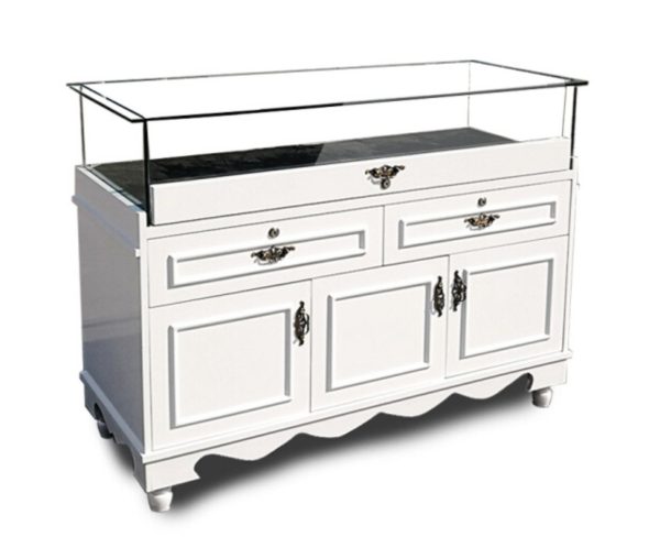 Europe Wooden jewelry display cabinet & jewelry retail counter for sale