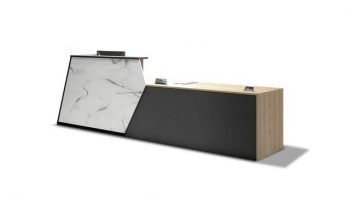 Modern Office reception counter custom marble front desk for sale