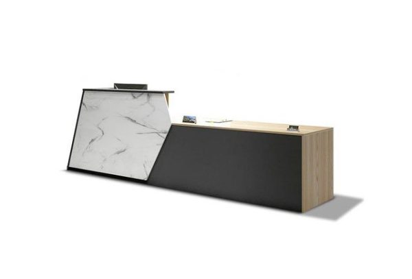 Modern Office reception counter custom marble front desk for sale