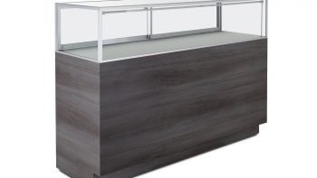 wooden Vision display Showcase with Storage
