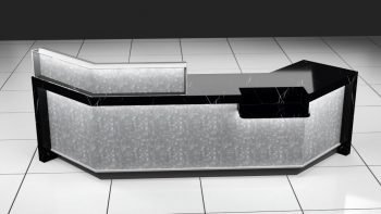Marble Stone Hotel Reception Counter Cashier Counter For Sale