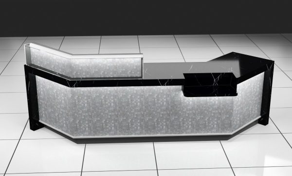 Marble Stone Hotel Reception Counter Cashier Counter For Sale