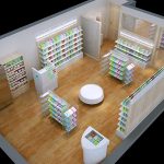 Modern Design Pharmacy Furniture Rack Pharmacy Shelving Design
