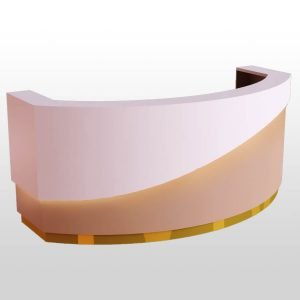 Modern beauty salon shop counter barber store reception desk