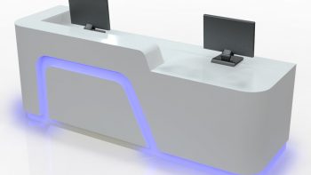 Simple style office reception counter hospital information desk for sale