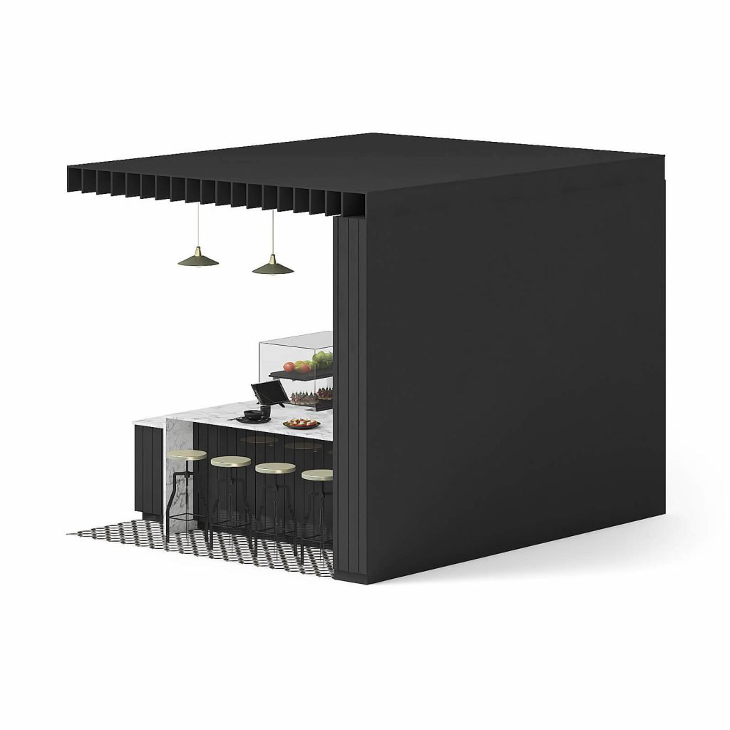 coffee bar counter