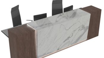Customize size reception front counter office table for sale