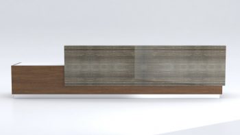 Plywood with laminate reception counter customize factory