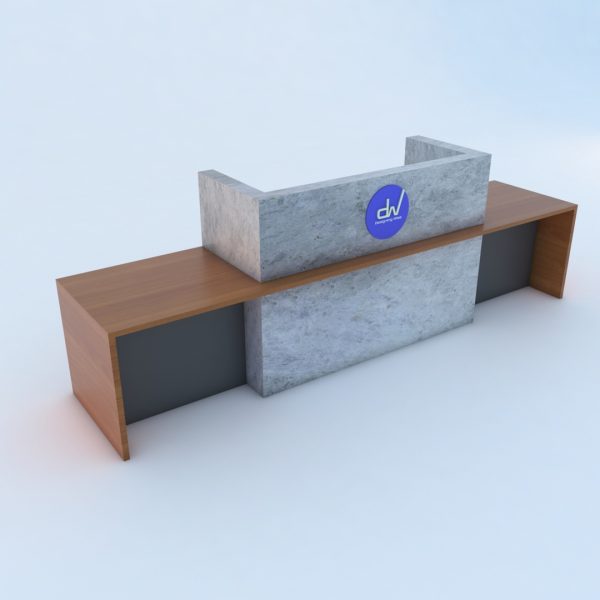 Customize size reception counter office front desk for sale