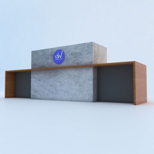 Customize size reception counter office front desk for sale - Image 2