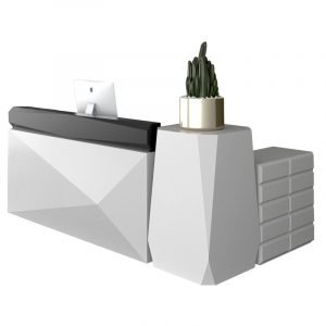 Modern style office front counter company reception desk