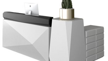 Modern style office front counter company reception desk