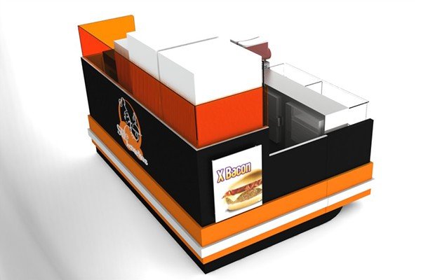 cake kiosk stand