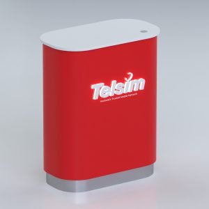 Mini cashier counter small desk design customized with the logo