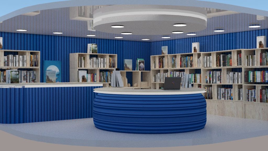 book shop fixture furniture