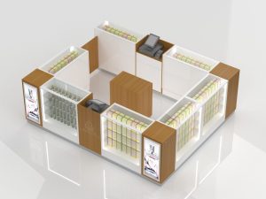 perfume kiosk
