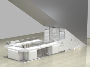 Jewelry kiosk in the mall