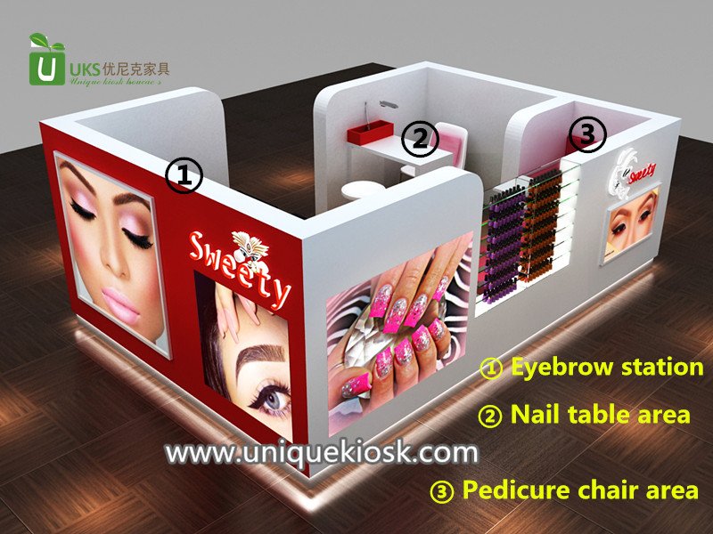 eyebrow kiosk