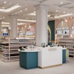 cosmetic shop fixture furniture