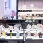 perfume kiosk