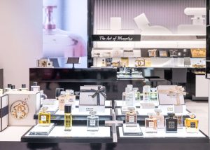 perfume kiosk