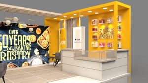 bakery display showcase