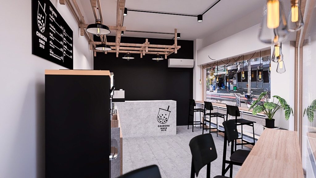 bubble tea shop fixtures