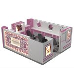 eyebrow threading kiosk