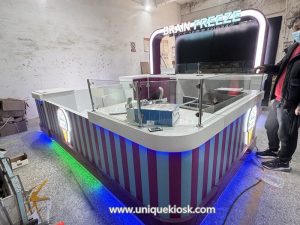 Ice cream counter