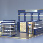 perfume kiosk