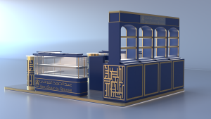 perfume kiosk