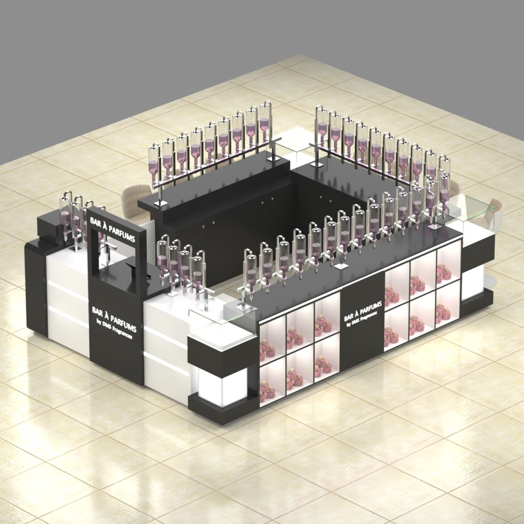 perfume kiosk