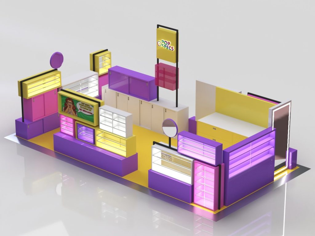 eyeglasses kiosk