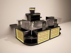 perfume kiosk