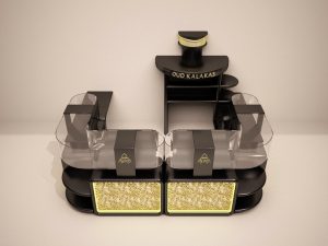 perfume kiosk