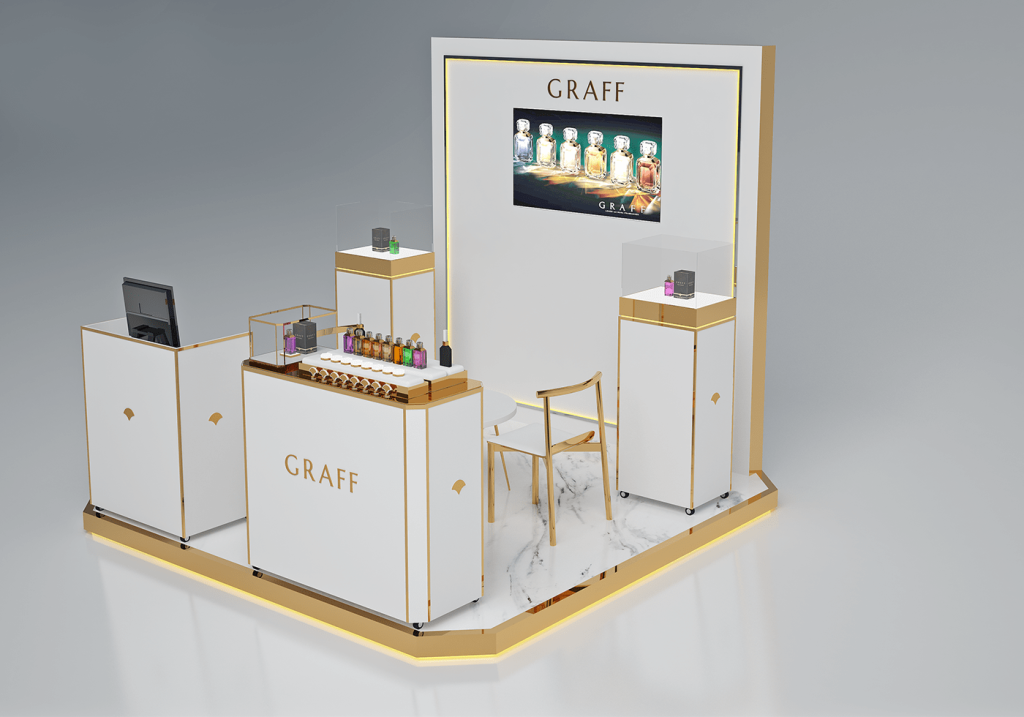 perfume kiosk