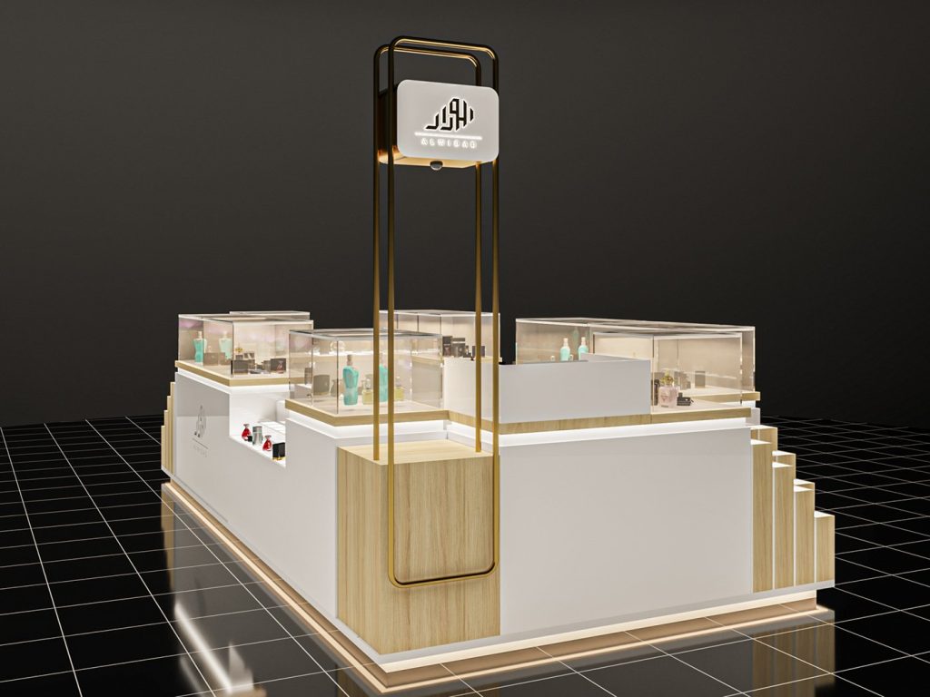 perfume kiosk