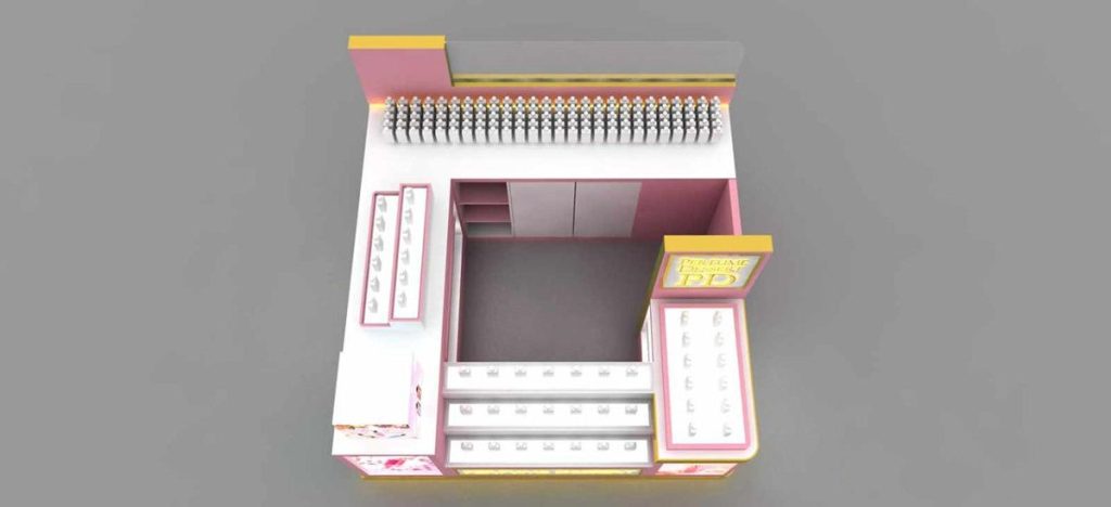 perfume kiosk