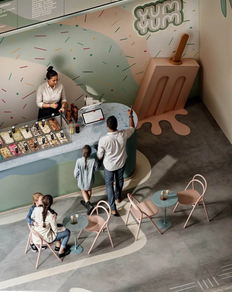 ice cream shop