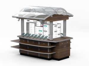 eyeglasses mall cart