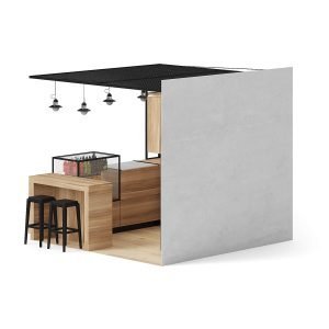 beverage retail kiosk