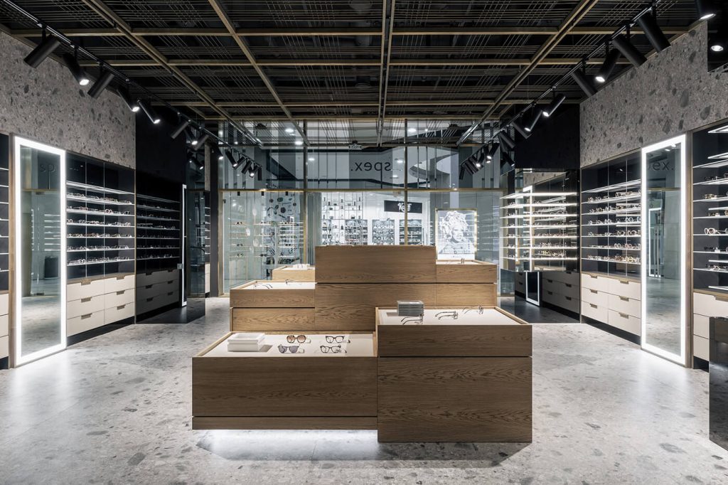 optical shop fixture furniture