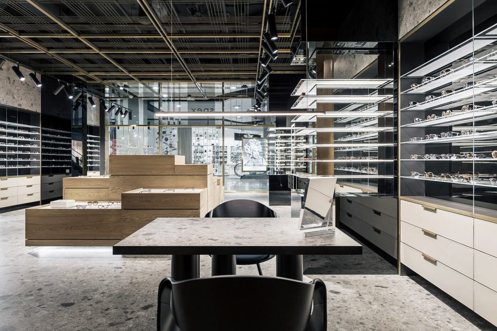optical shop fixture furniture
