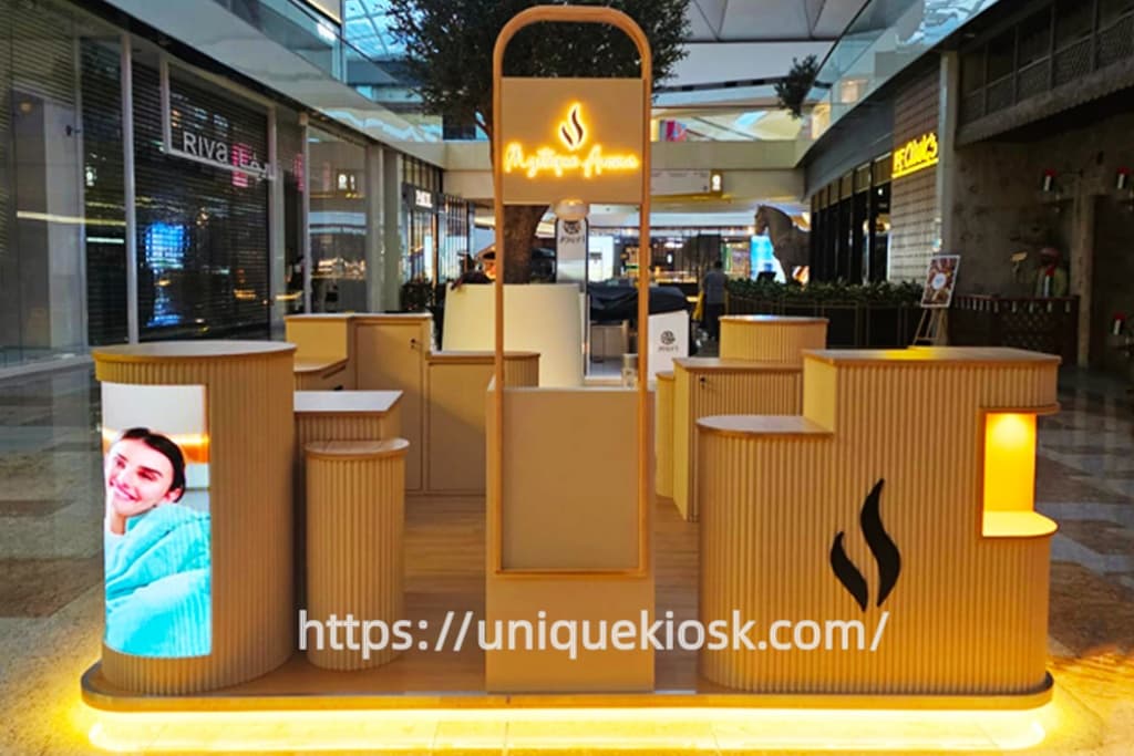 perfume display showcase