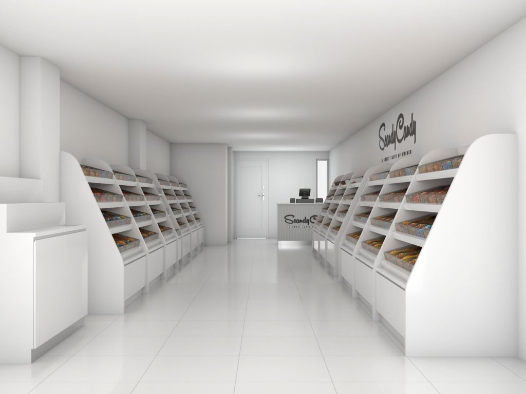 candy store design