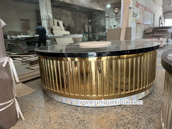 Round display counter