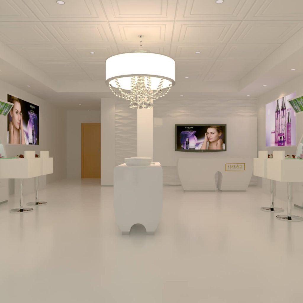 cosmetics store fixture