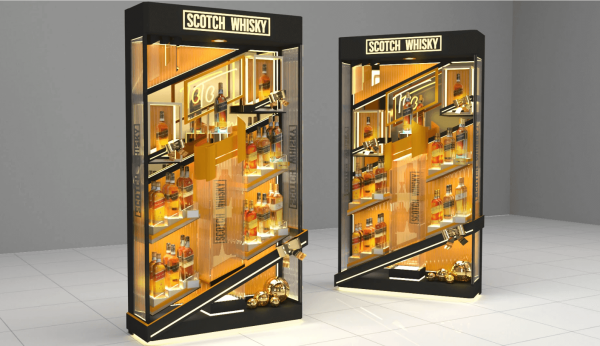 wine store display