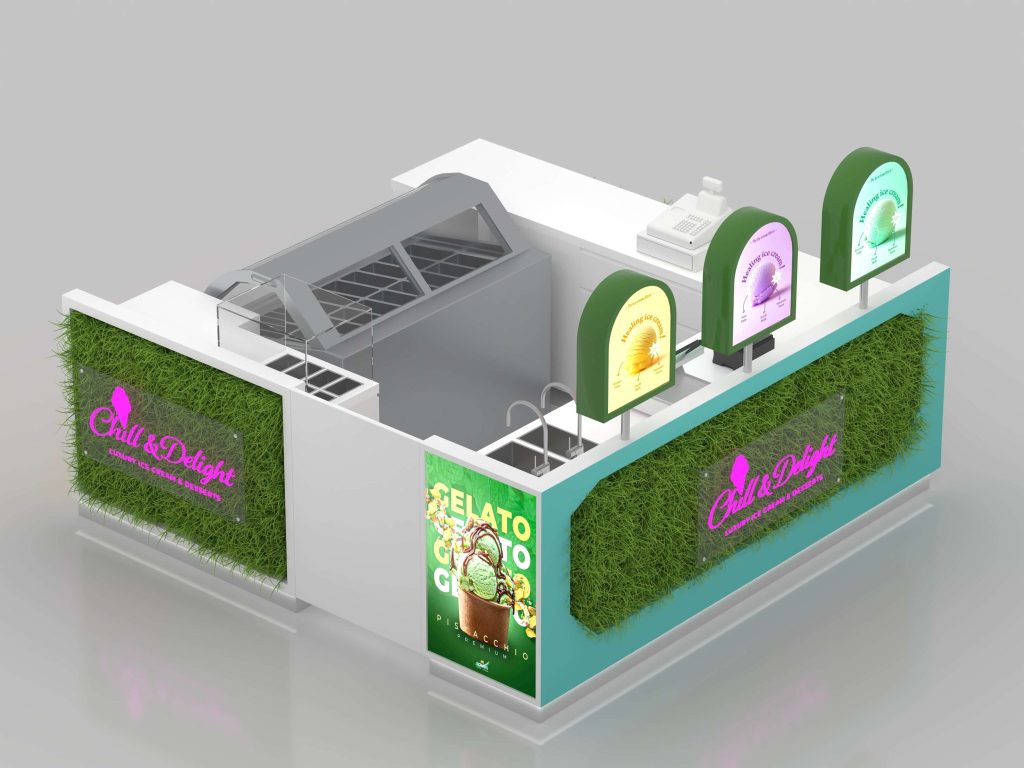 ice cream kiosk