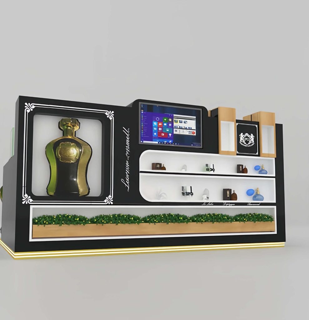 perfume retail kiosk